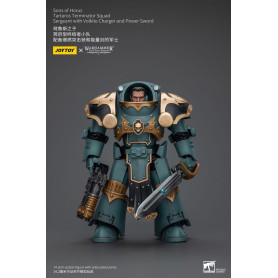 JoyToy - Sons of Horus - Sergente della squadra Terminator di Tartaros con caricatore Volkite e spada di potere 1/18