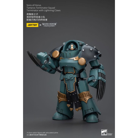 JoyToy - Figli di Horus - Squadra di Terminator Tartaros con artigli da fulmine 1/18 - WH40K