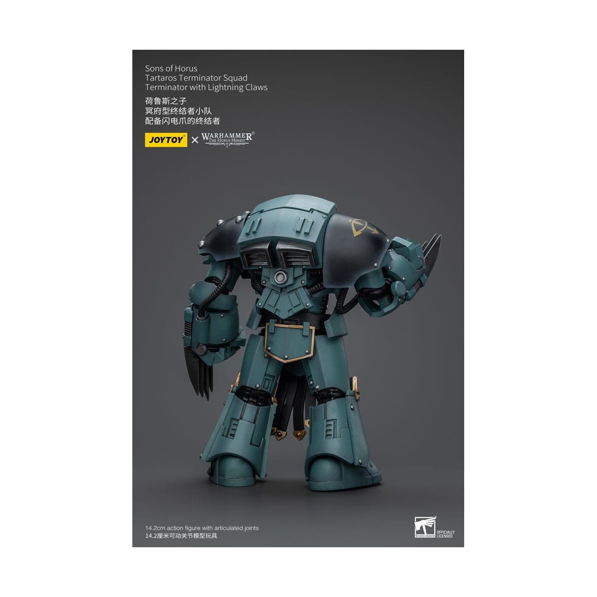 JoyToy - Figli di Horus - Squadra di Terminator Tartaros con artigli da fulmine 1/18 - WH40K