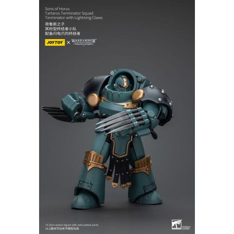 JoyToy - Figli di Horus - Squadra di Terminator Tartaros con artigli da fulmine 1/18 - WH40K