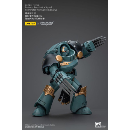 JoyToy - Figli di Horus - Squadra di Terminator Tartaros con artigli da fulmine 1/18 - WH40K