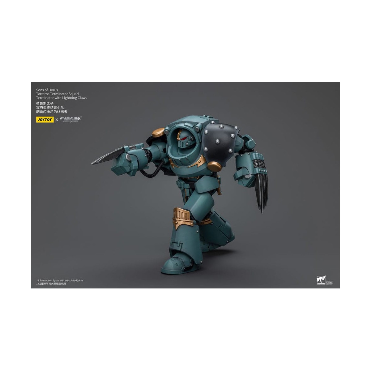 JoyToy - Figli di Horus - Squadra di Terminator Tartaros con artigli da fulmine 1/18 - WH40K