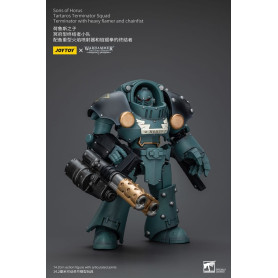 JoyToy - Figli di Horus - Squadra di Terminator Tartaros con lanciafiamme pesanti e pugno a catena 1/18 - WH40K