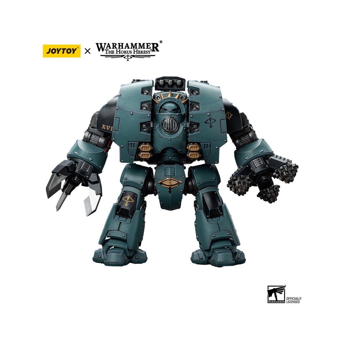 JoyToy Space Marine - Figli di Horus - Leviatano Dreadnought con trivelle d'assedio 1/18 - Warhammer 40K