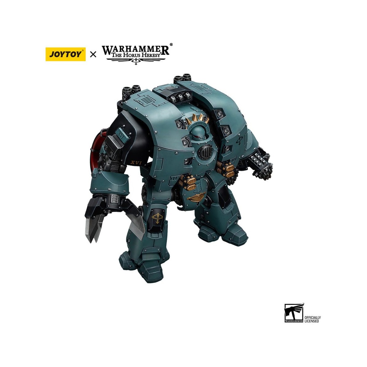 JoyToy Space Marine - Figli di Horus - Leviatano Dreadnought con trivelle d'assedio 1/18 - Warhammer 40K