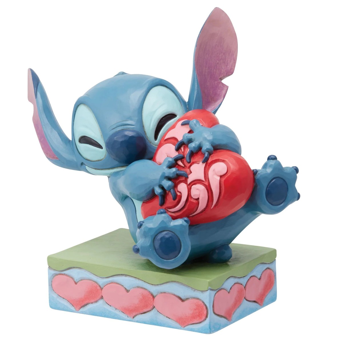 Enesco - Tradizione Disney di Jim Shore - Lilo e Stich - Stitch che coccola un cuore