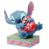 Enesco - Tradizione Disney di Jim Shore - Lilo e Stich - Stitch che coccola un cuore