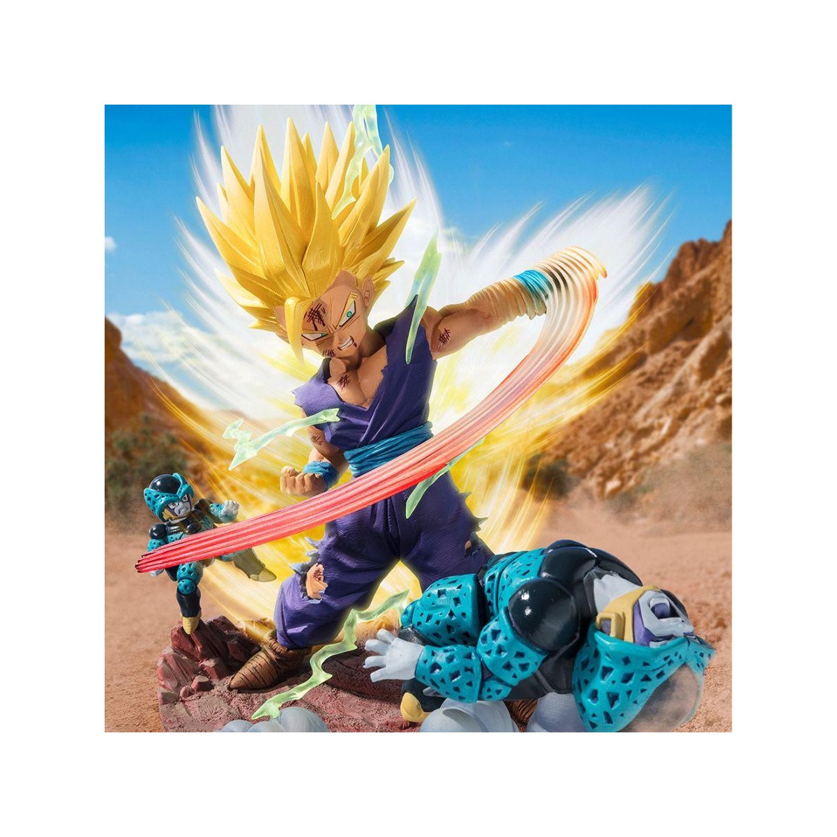 Bandai Dragon Ball Z Figuarts Zero Extra Battle - Super Saiyan 2 Son Gohan - Rabbia che esplode in potenza