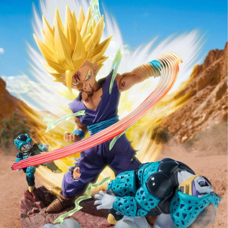 Bandai Dragon Ball Z Figuarts Zero Extra Battle - Super Saiyan 2 Son Gohan - Rabbia che esplode in potenza