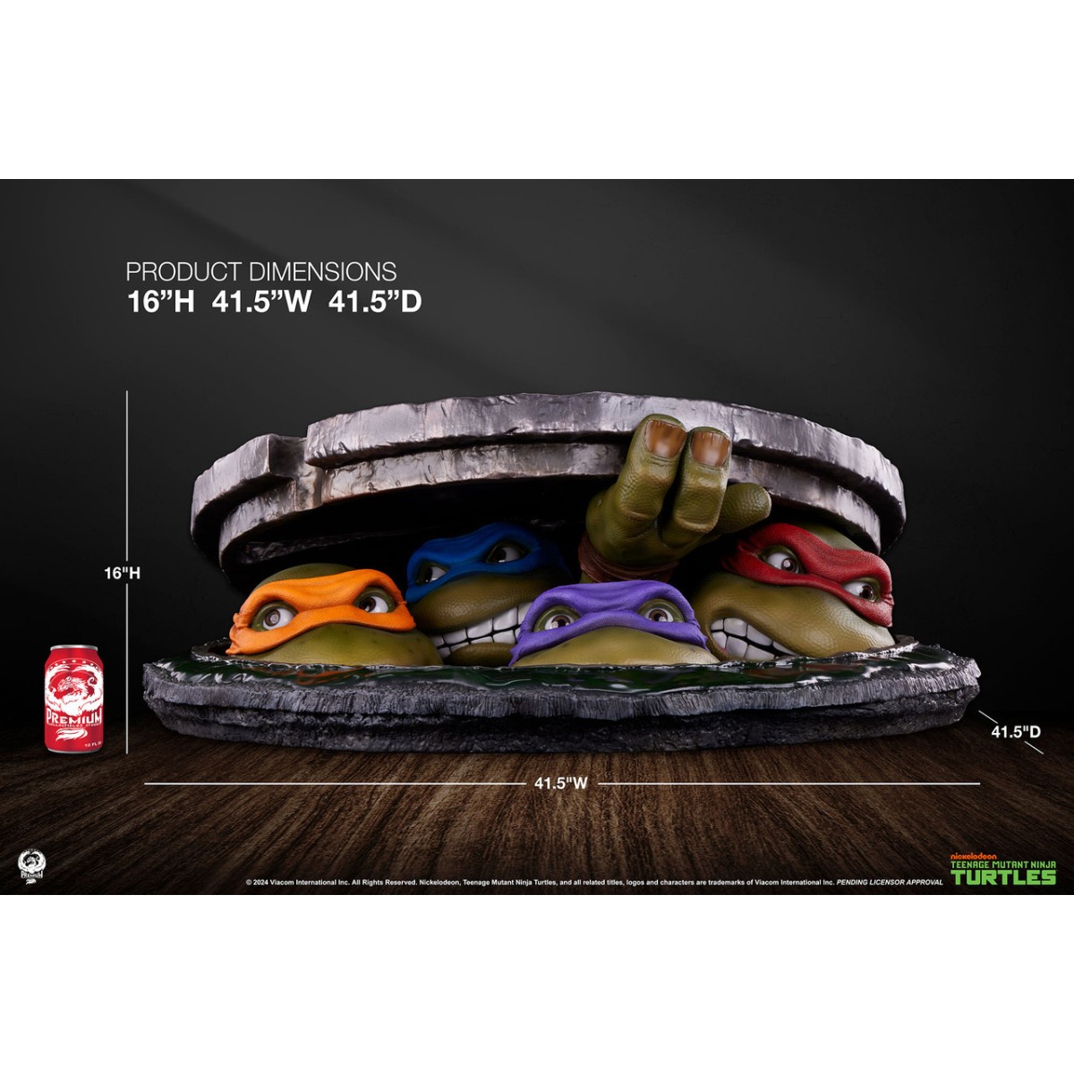 Premium Collectibles Studio PCS - TMNT: Underground diorama in scala 1:1 - Teenage Mutant Ninja Turtles