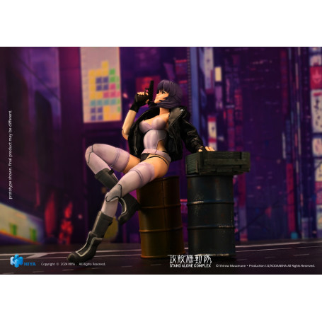 HIYA TOYS - Serie Exquisite Super - MOTOKO KUSANAGI 1/12 - Complesso stand alone GITS