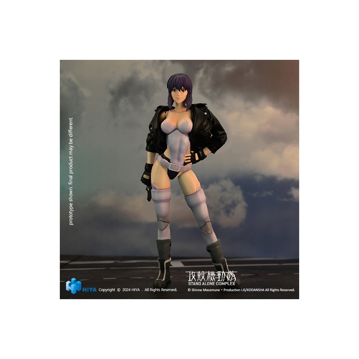 HIYA TOYS - Serie Exquisite Super - MOTOKO KUSANAGI 1/12 - Complesso stand alone GITS