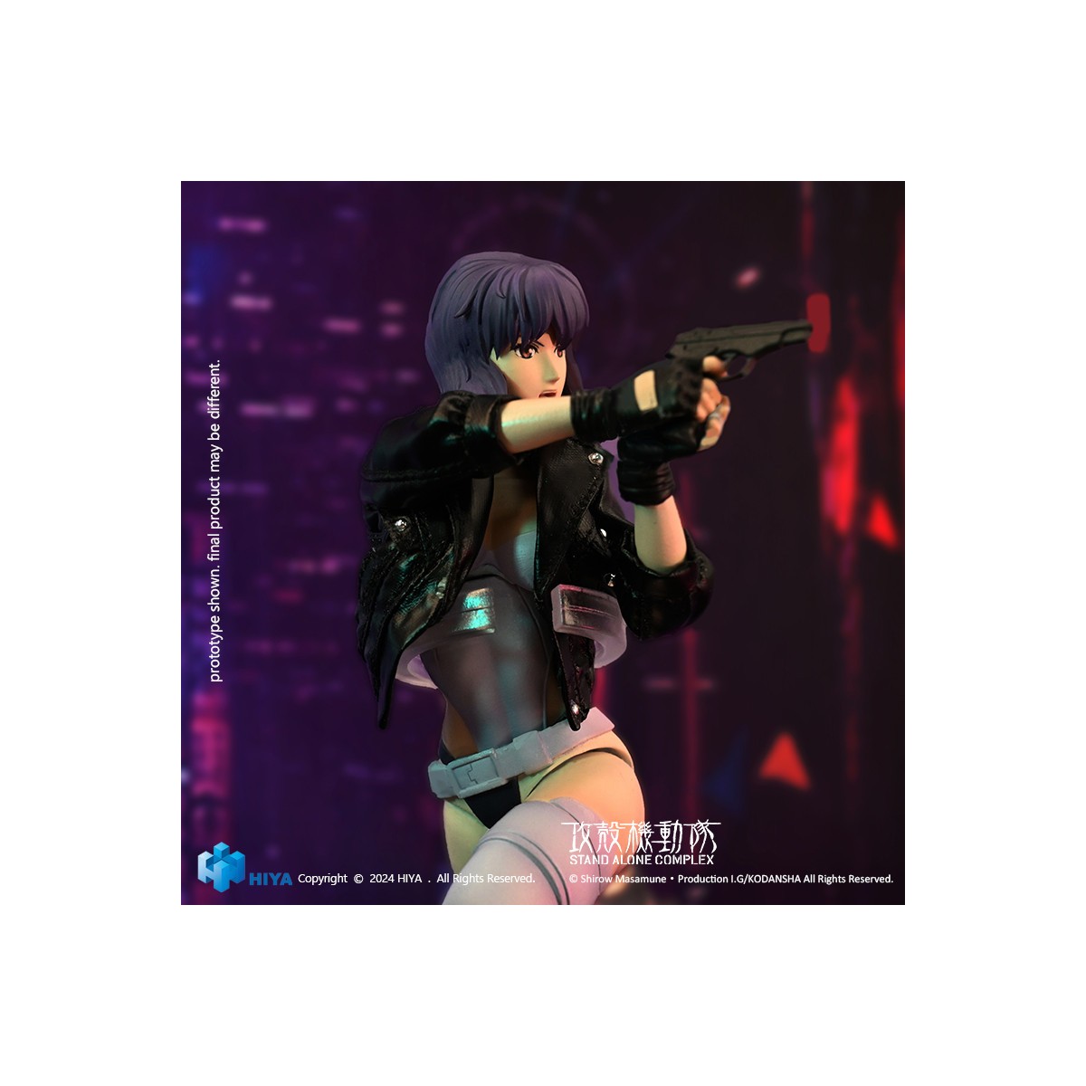 HIYA TOYS - Serie Exquisite Super - MOTOKO KUSANAGI 1/12 - Complesso stand alone GITS