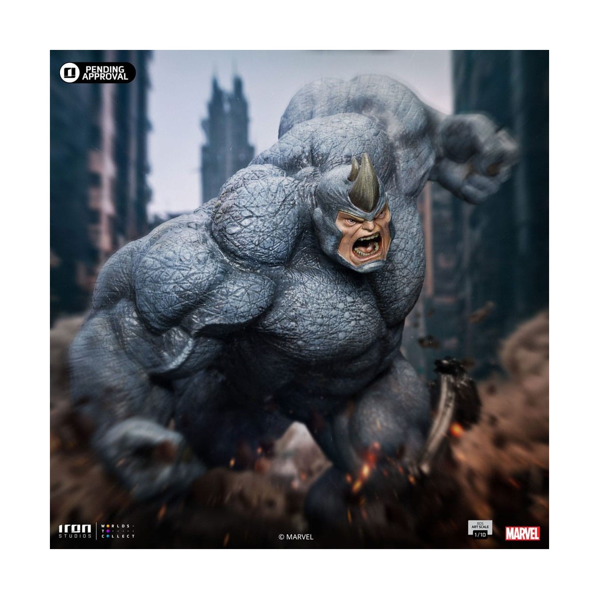 Iron Studios Marvel Spider-Man Vs Villains - Rhino BDS Art Scala 1/10