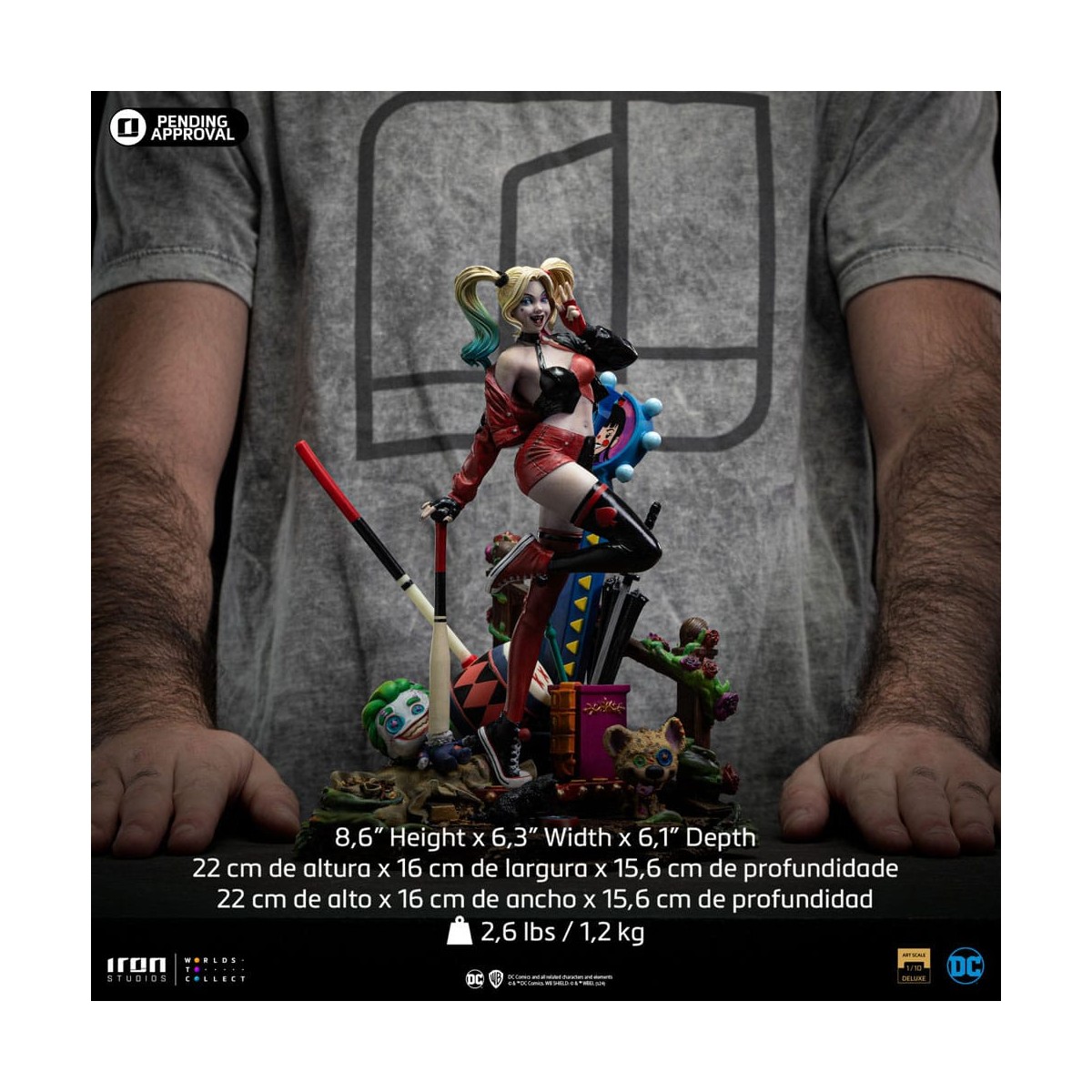 Iron Studios DC Comics - Harley Quinn (Gotham City Sirens) Deluxe Arts Scala 1/10