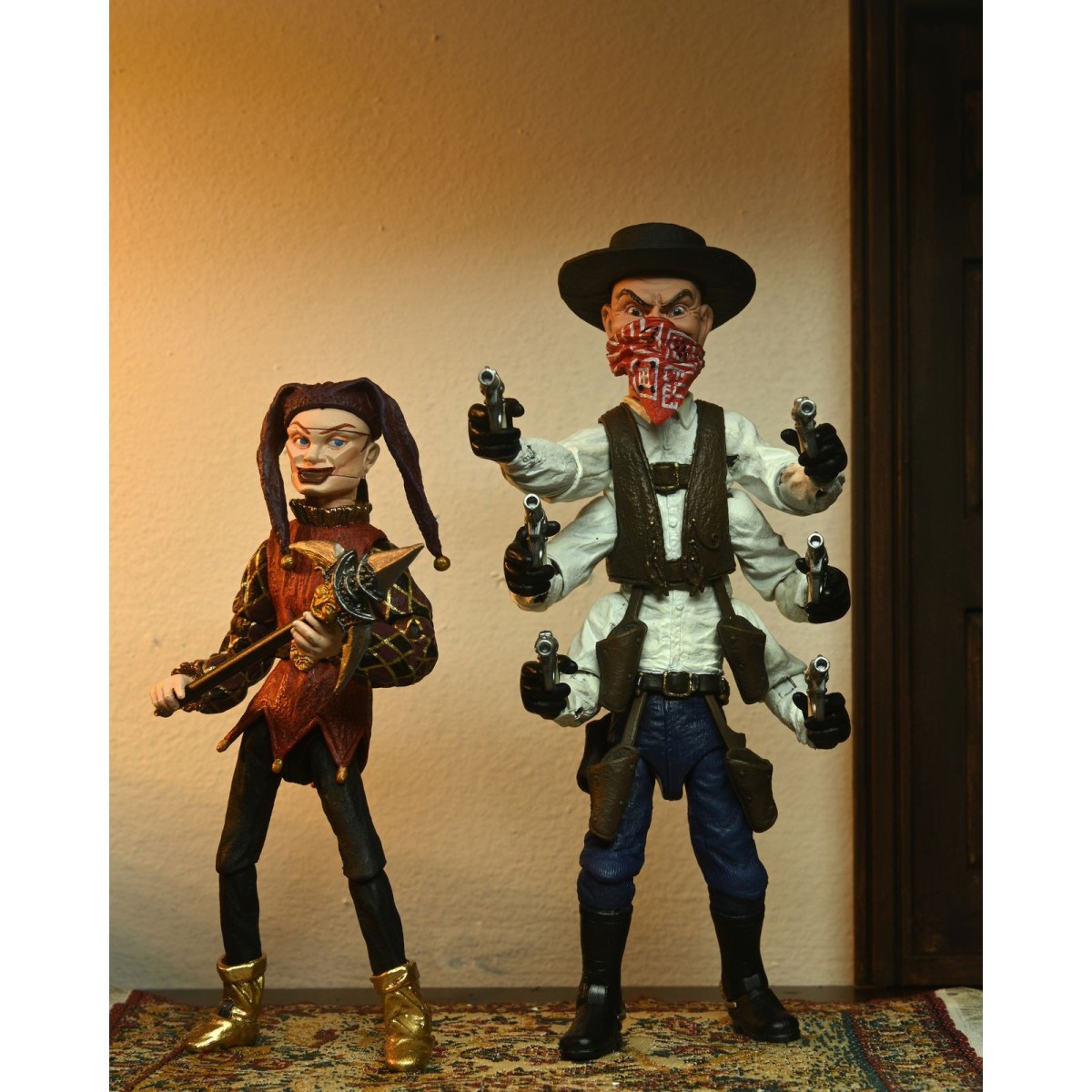 Neca - Puppet Master - confezione 2 figure Ultimate Six Shooter e Jester