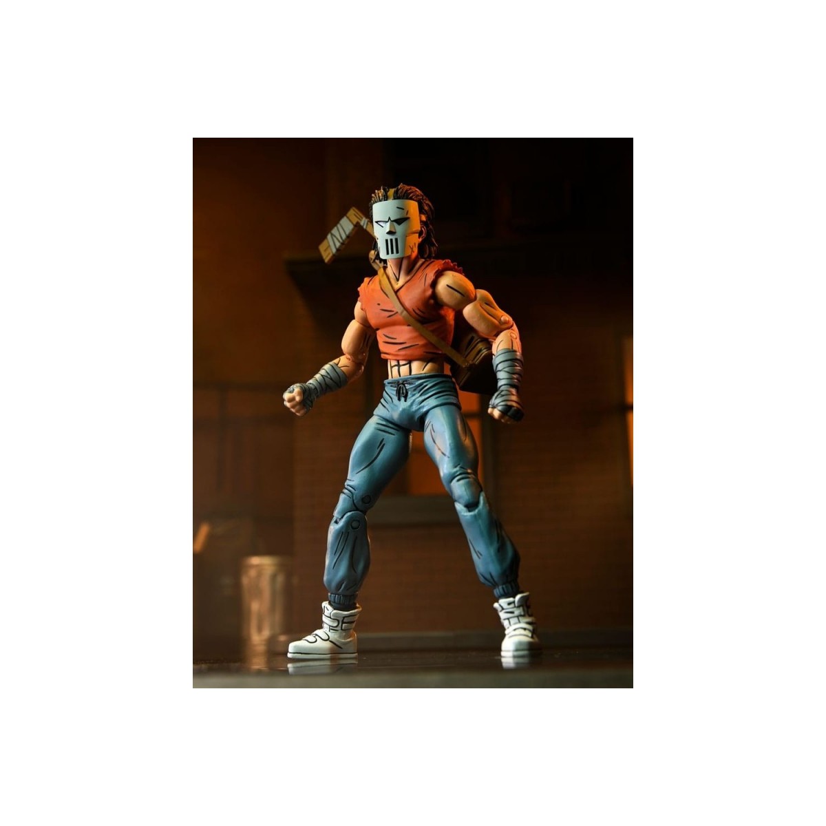 NECA - Mirage Comics Casey Jones in camicia rossa TMNT - Teenage Mutant Ninja Turtles