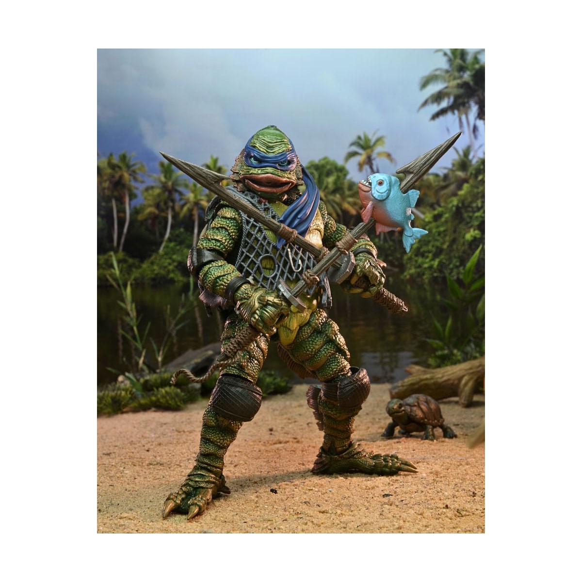 NECA - Ultimate Leonardo come creatura - Universal Monsters x TMNT