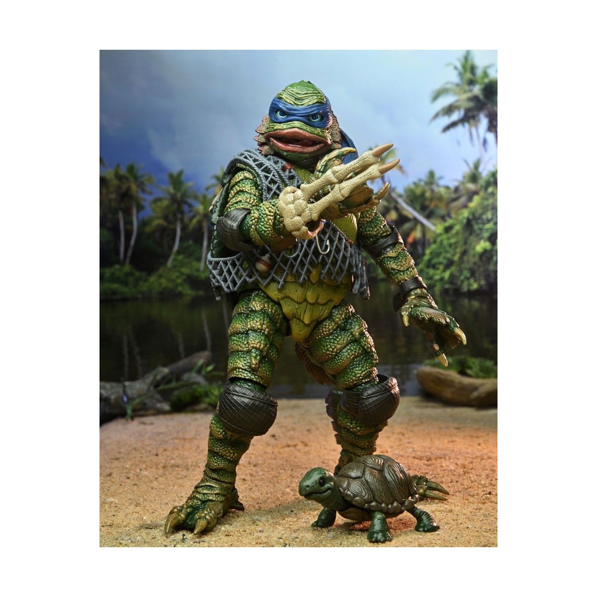NECA - Ultimate Leonardo come creatura - Universal Monsters x TMNT