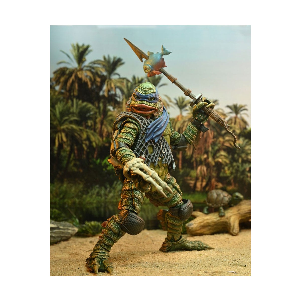 NECA - Ultimate Leonardo come creatura - Universal Monsters x TMNT