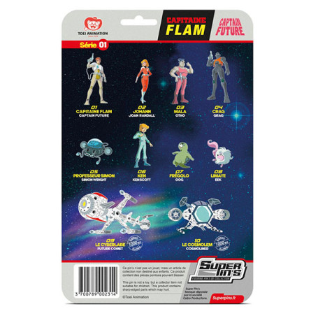 Carta Blister del Capitano Flam Pin Curtis Newton