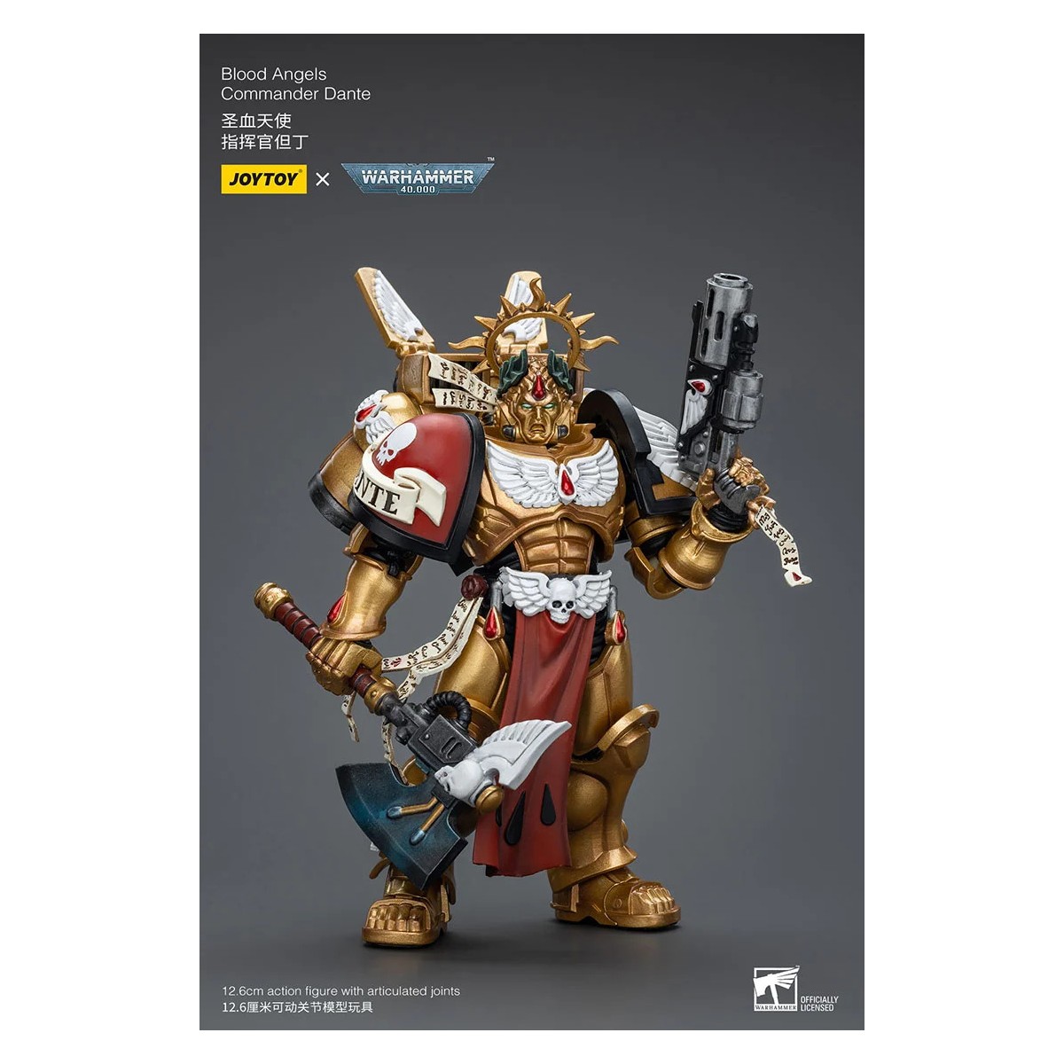 JoyToy Space Marine - Angeli del Sangue Comandante Dante - 1/18 - Warhammer 40K