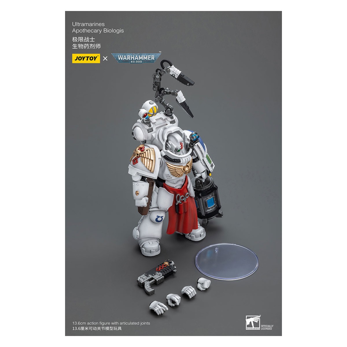 JoyToy Space Marine - Ultramarines - Speziale Biologo 1/18 - Warhammer 40K
