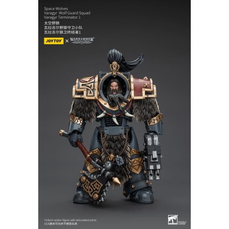 JoyToy Space Marine - Lupi Spaziali - Squadra della Guardia del Lupo Varagyr - Terminator Varagyr 1 1/18 - Warhammer 40K