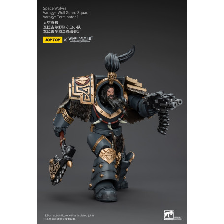 JoyToy Space Marine - Lupi Spaziali - Squadra della Guardia del Lupo Varagyr - Terminator Varagyr 1 1/18 - Warhammer 40K