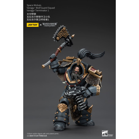 JoyToy Space Marine - Lupi Spaziali - Squadra della Guardia del Lupo Varagyr - Terminator Varagyr 1 1/18 - Warhammer 40K