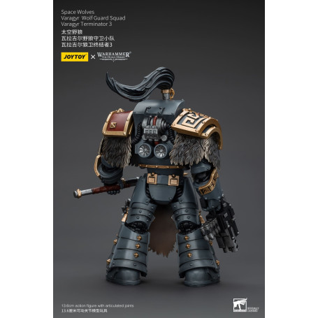 JoyToy Space Marine - Lupi Spaziali - Squadra della Guardia del Lupo Varagyr - Varagyr Terminator 3 1/18 - Warhammer 40K
