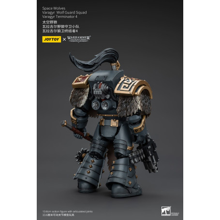 JoyToy Space Marine - Lupi Spaziali - Squadra della Guardia del Lupo Varagyr - Varagyr Terminator 4 1/18 - Warhammer 40K