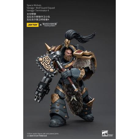 JoyToy Space Marine - Lupi Spaziali - Squadra della Guardia del Lupo Varagyr - Varagyr Terminator 4 1/18 - Warhammer 40K