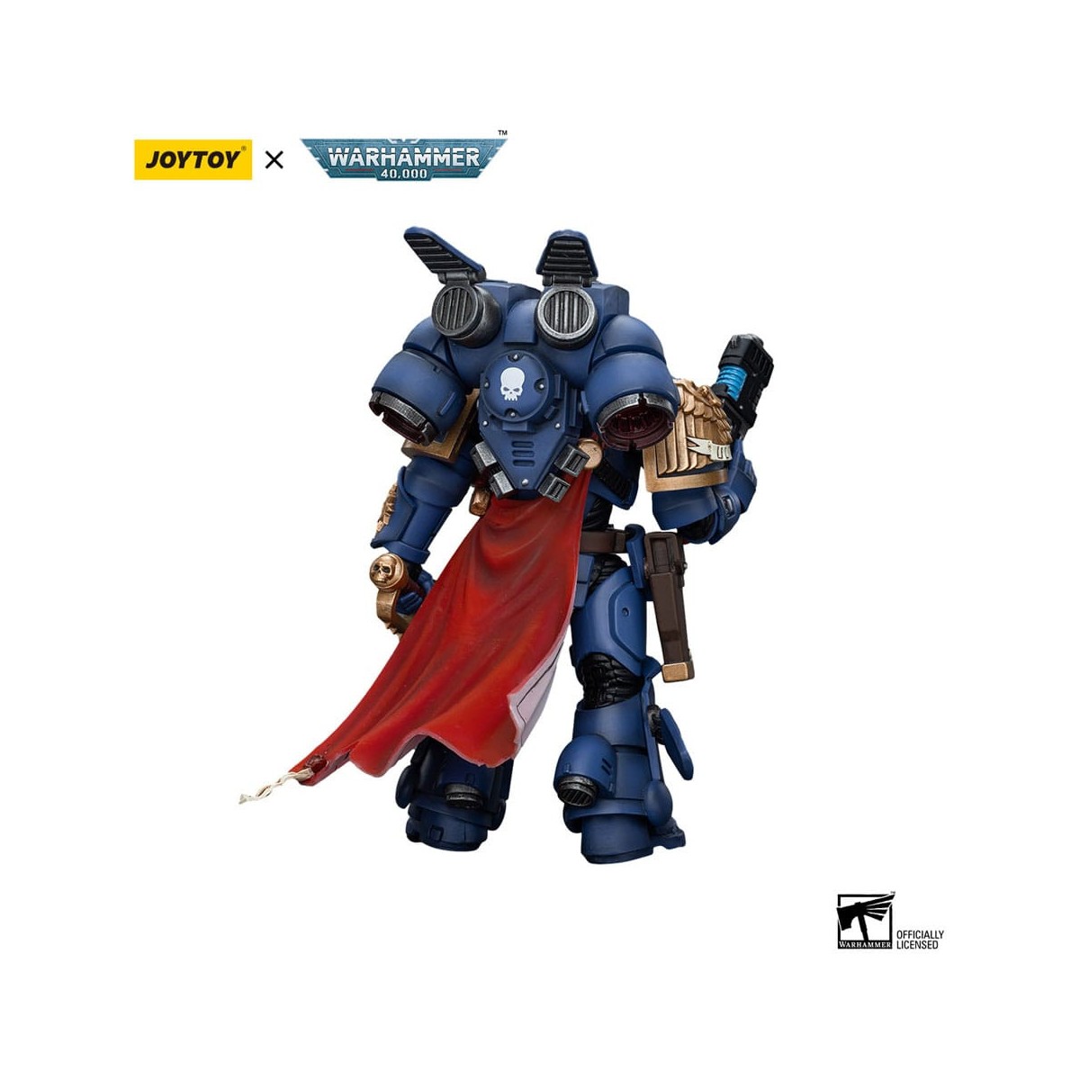JoyToy - Space Marine - Ultramarines - Capitano con Jump Pack 1/18 - Warhammer 40K