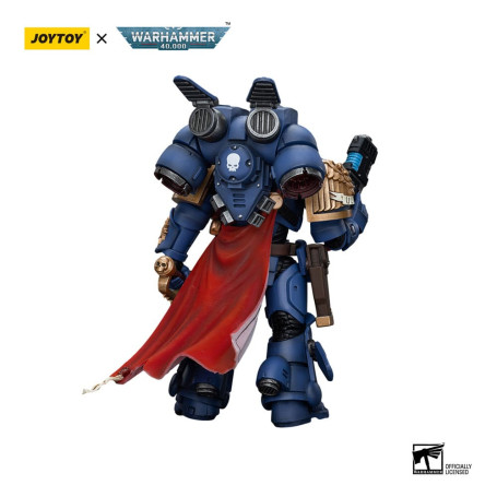 JoyToy - Space Marine - Ultramarines - Capitano con Jump Pack 1/18 - Warhammer 40K