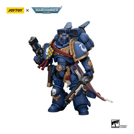 JoyToy - Space Marine - Ultramarines - Capitano con Jump Pack 1/18 - Warhammer 40K