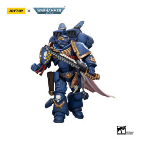 JoyToy - Space Marine - Ultramarines - Capitano con Jump Pack 1/18 - Warhammer 40K