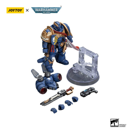 JoyToy - Space Marine - Ultramarines - Capitano con Jump Pack 1/18 - Warhammer 40K