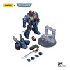 JoyToy - Space Marine - Ultramarines - Jump Pack Sergente Intercessori con pistola al plasma e spada di potenza 1/18