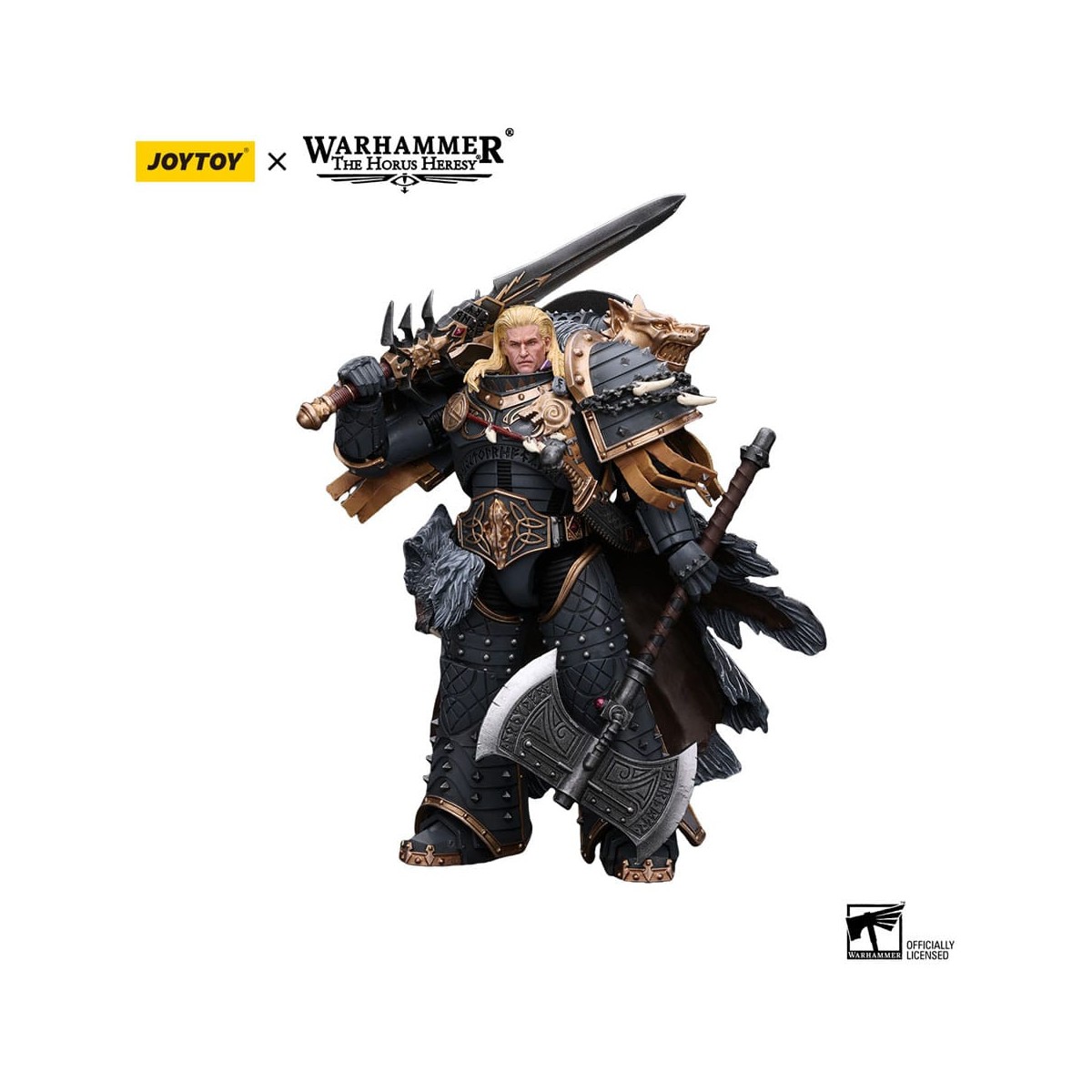 JoyToy Space Marines - Lupi spaziali Leman Russ Primarca della VI Legione - 1/18 - Warhammer L'eresia di Horus