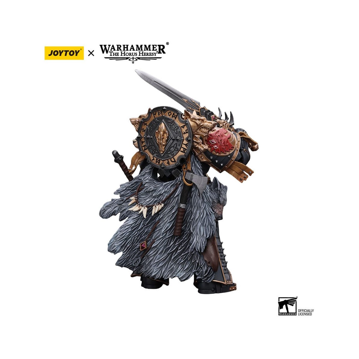 JoyToy Space Marines - Lupi spaziali Leman Russ Primarca della VI Legione - 1/18 - Warhammer L'eresia di Horus