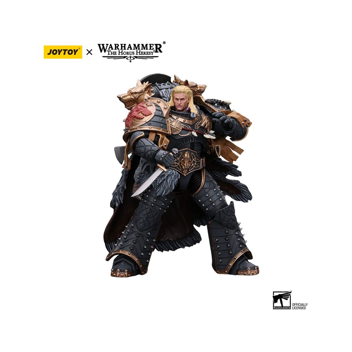 JoyToy Space Marines - Lupi spaziali Leman Russ Primarca della VI Legione - 1/18 - Warhammer L'eresia di Horus