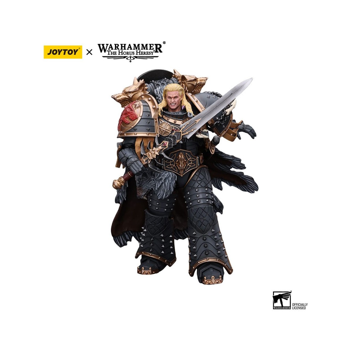 JoyToy Space Marines - Lupi spaziali Leman Russ Primarca della VI Legione - 1/18 - Warhammer L'eresia di Horus