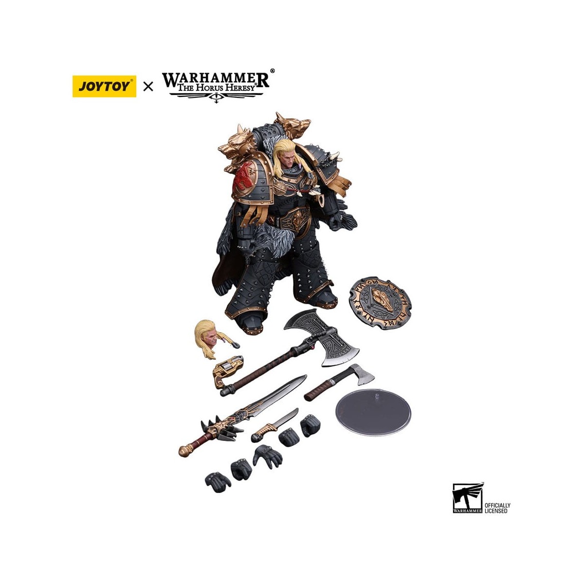 JoyToy Space Marines - Lupi spaziali Leman Russ Primarca della VI Legione - 1/18 - Warhammer L'eresia di Horus