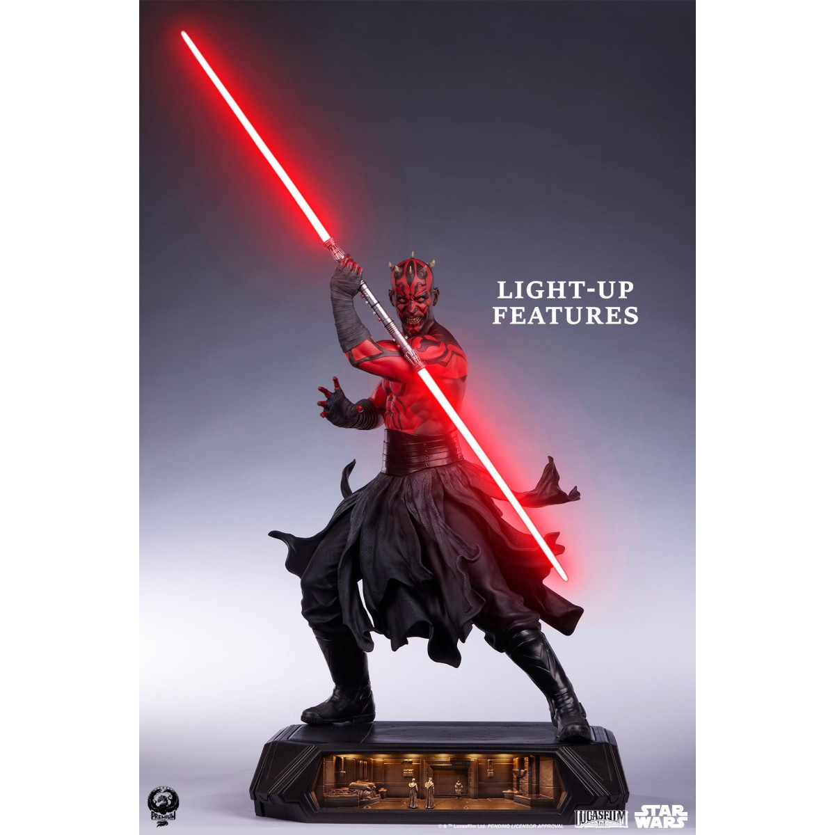PCS Star Wars - Darth Maul Deluxe 1/3 Scala Statua Serie Epica - Episodio I La Minaccia Fantasma