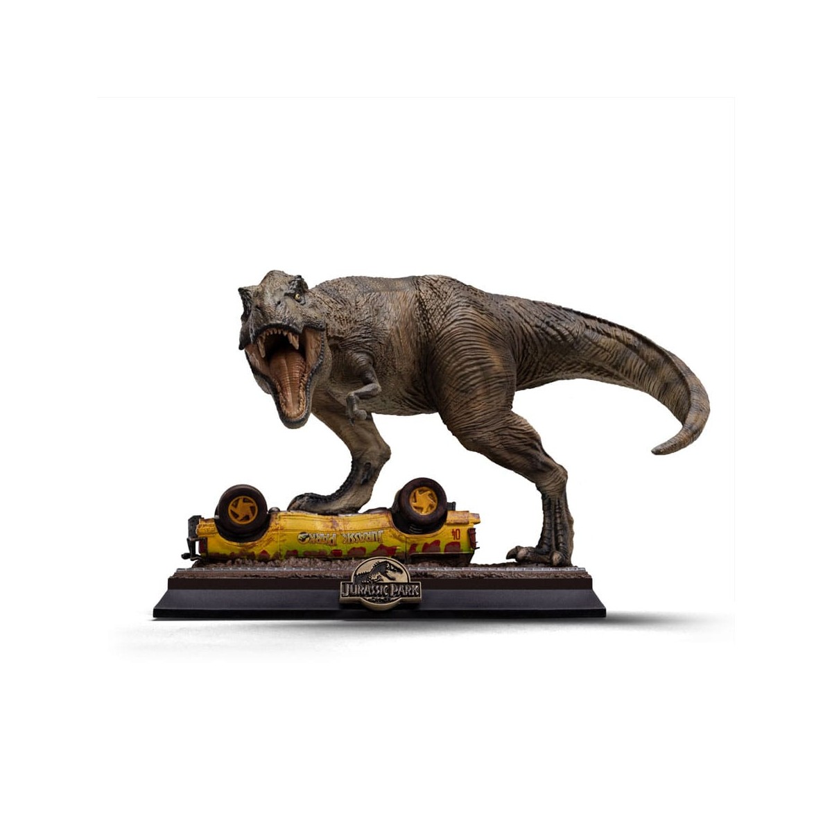 Iron Studios - L'attacco del T-Rex - Icone di Jurassic Park