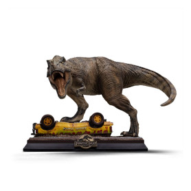 Iron Studios - L'attacco del T-Rex - Icone di Jurassic Park