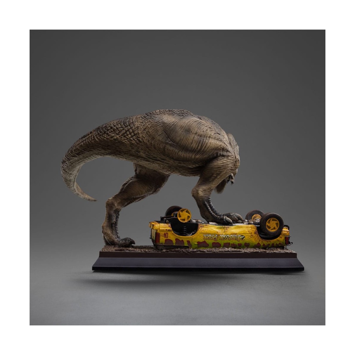 Iron Studios - L'attacco del T-Rex - Icone di Jurassic Park