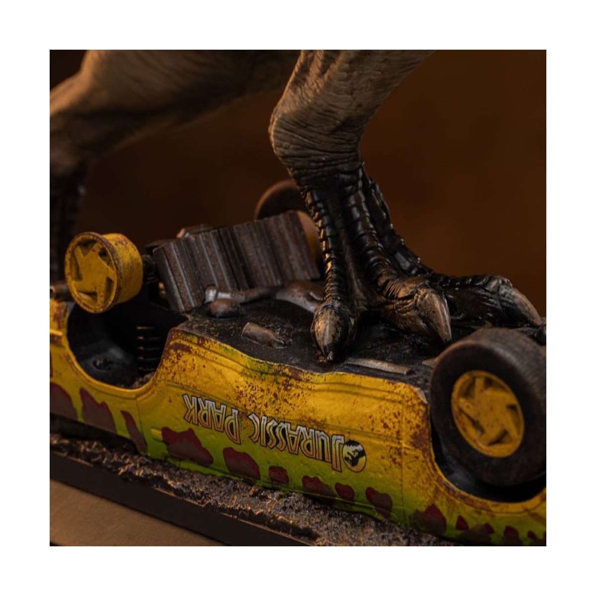 Iron Studios - L'attacco del T-Rex - Icone di Jurassic Park