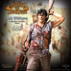 Syndicate Collectibles - Evil Dead Army of Darkness - Ash Williams Statua Premium 1/10 Edizione Apex